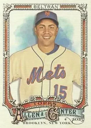2025 Topps Allen & Ginter #153 Carlos Beltran