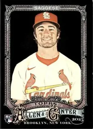 2025 Topps Allen & Ginter X #127 Thomas Saggese