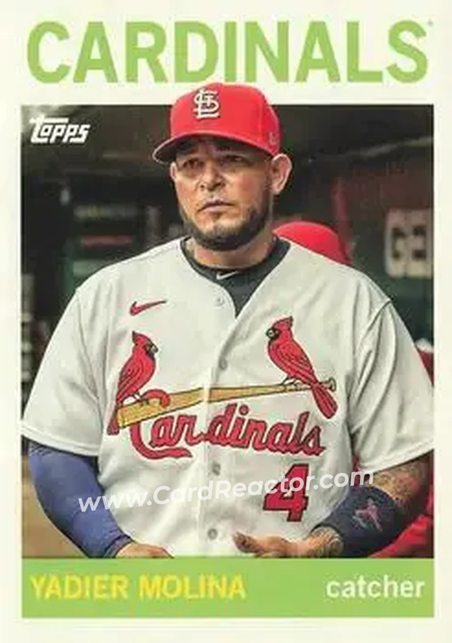Front of Yadier Molina