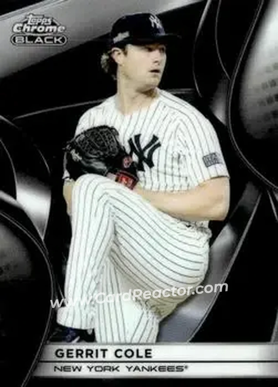 2025 Topps Chrome Black #126 Gerrit Cole