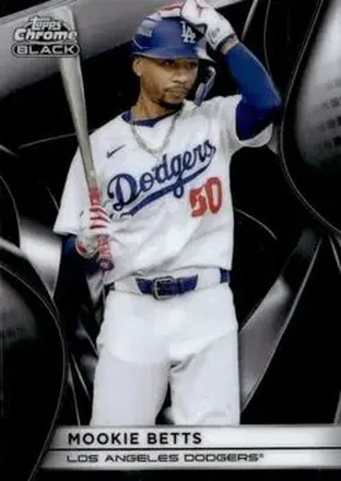 2025 Topps Chrome Black #128 Mookie Betts
