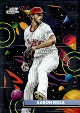 2025 Topps Chrome Cosmic #111 Aaron Nola