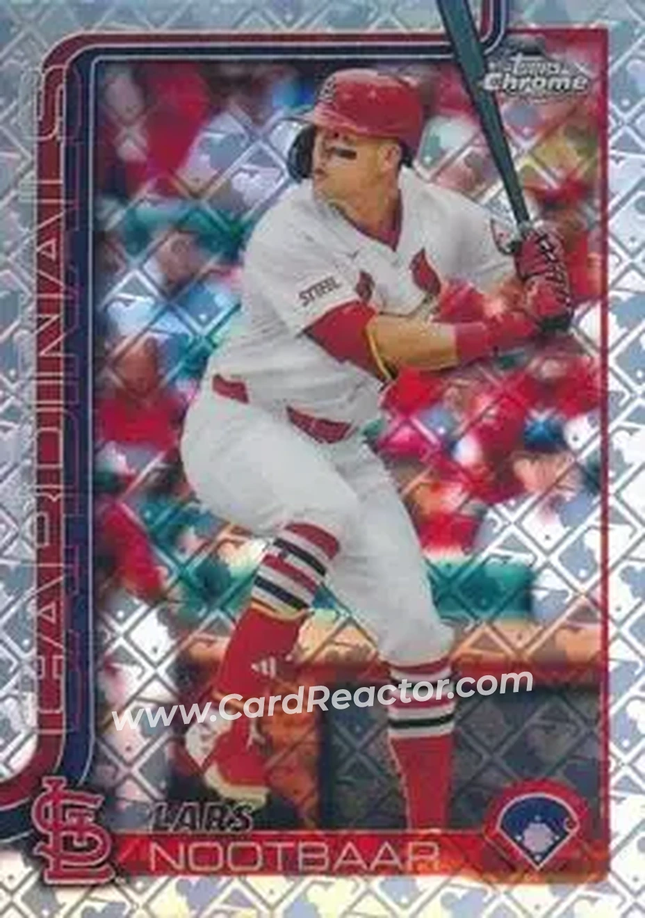 2025 Topps Chrome Logofractor Edition #108 Lars Nootbaar