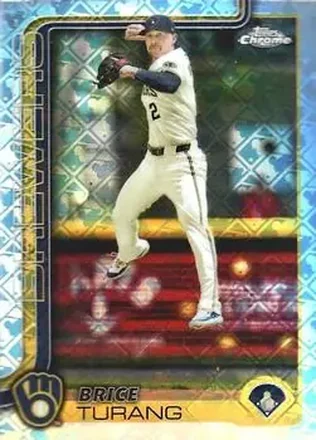 2025 Topps Chrome Logofractor Edition #109 Brice Turang