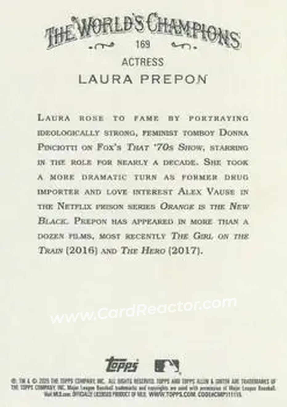 Back of Laura Prepon