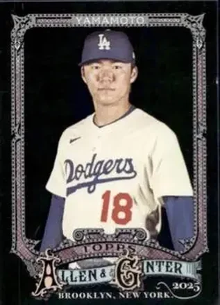2025 Topps Allen & Ginter X #138 Yoshinobu Yamamoto