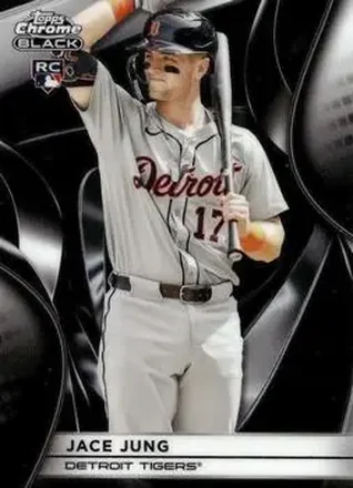 2025 Topps Chrome Black #134 Jace Jung