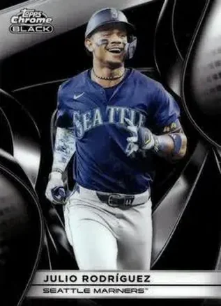 2025 Topps Chrome Black #136 Julio Rodríguez