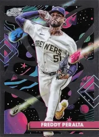 2025 Topps Chrome Cosmic #122 Freddy Peralta