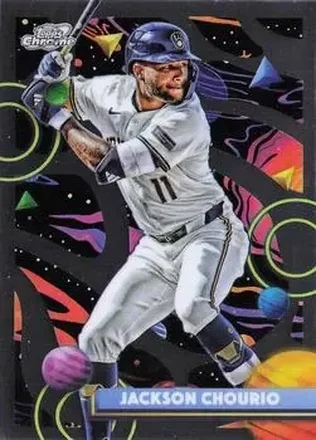 2025 Topps Chrome Cosmic #124 Jackson Chourio