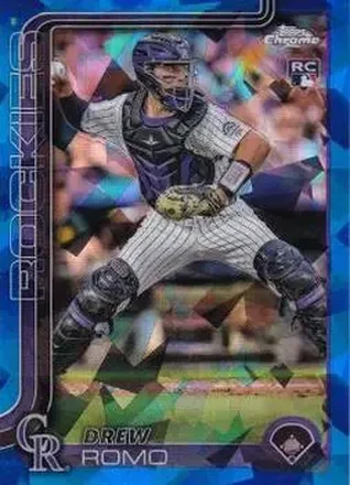 2025 Topps Chrome Sapphire Edition #124 Drew Romo