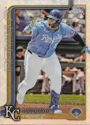 2025 Topps Chrome Logofractor Edition #114 Salvador Perez