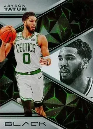 2022-23 Panini Black #30 - Jayson Tatum - Boston Celtics