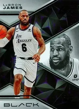 2022-23 Panini Black #31 - LeBron James - Los Angeles Lakers