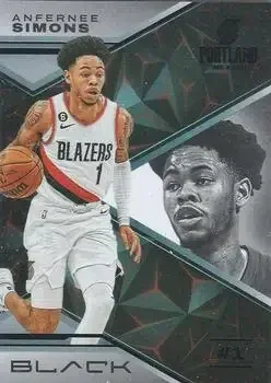 2022-23 Panini Black feature card