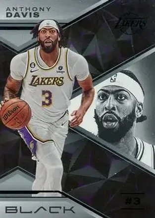 2022-23 Panini Black #33 - Anthony Davis - Los Angeles Lakers