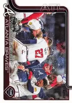 2025 Topps #110 - Atlanta Braves - Atlanta Braves - Front