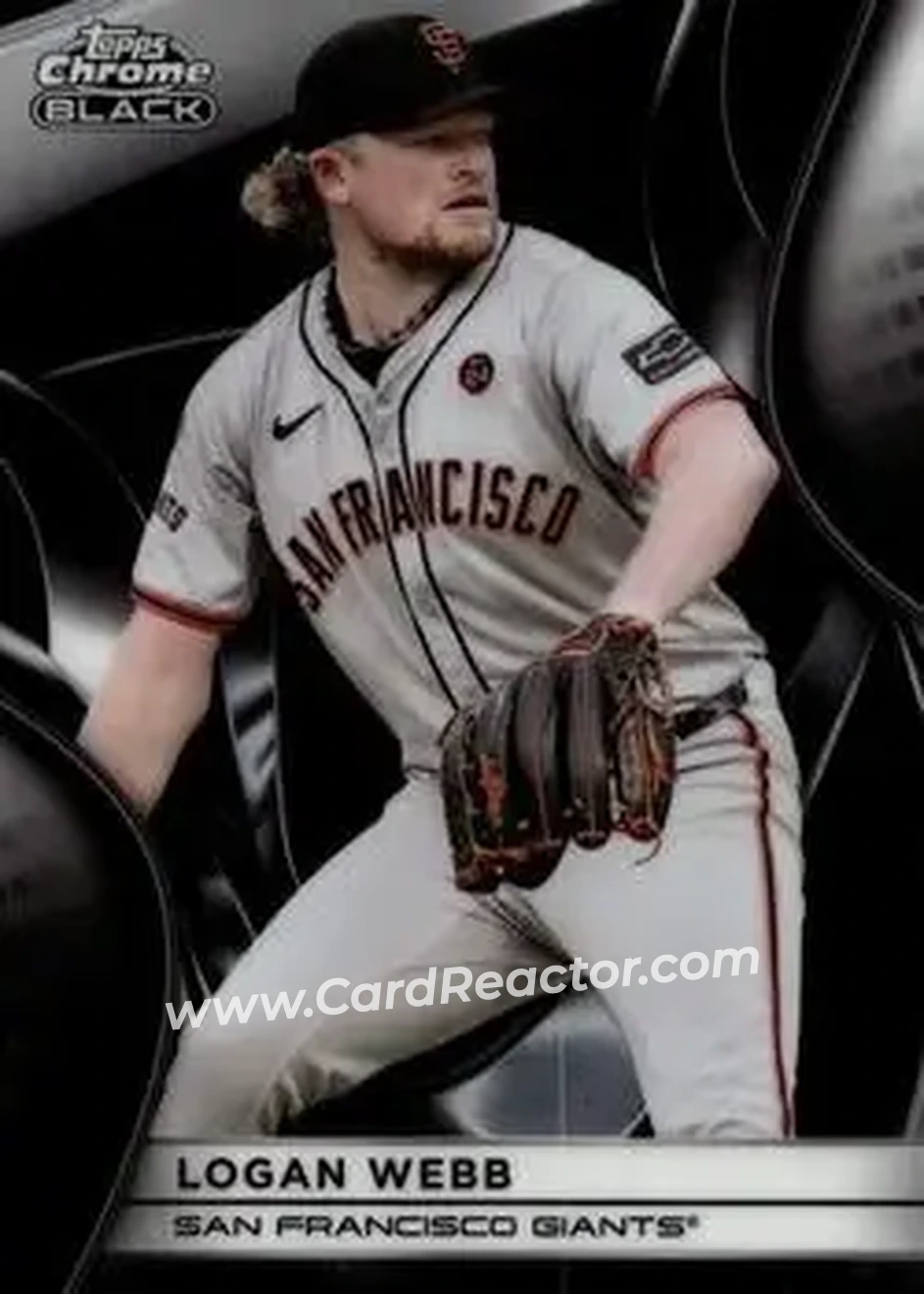 2025 Topps Chrome Black #145 Logan Webb