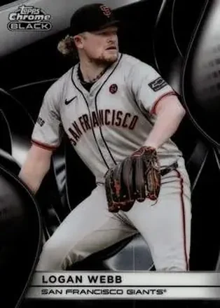 2025 Topps Chrome Black #145 Logan Webb