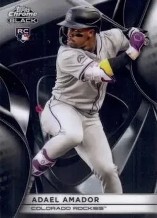 2025 Topps Chrome Black #147 Adael Amador
