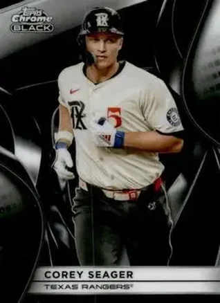 2025 Topps Chrome Black #148 Corey Seager