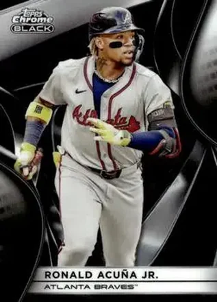 2025 Topps Chrome Black #150 Ronald Acuña Jr.