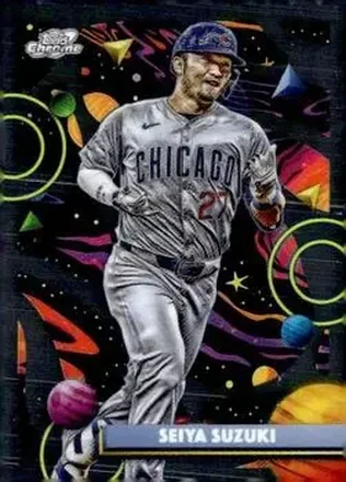 2025 Topps Chrome Cosmic #135 Seiya Suzuki