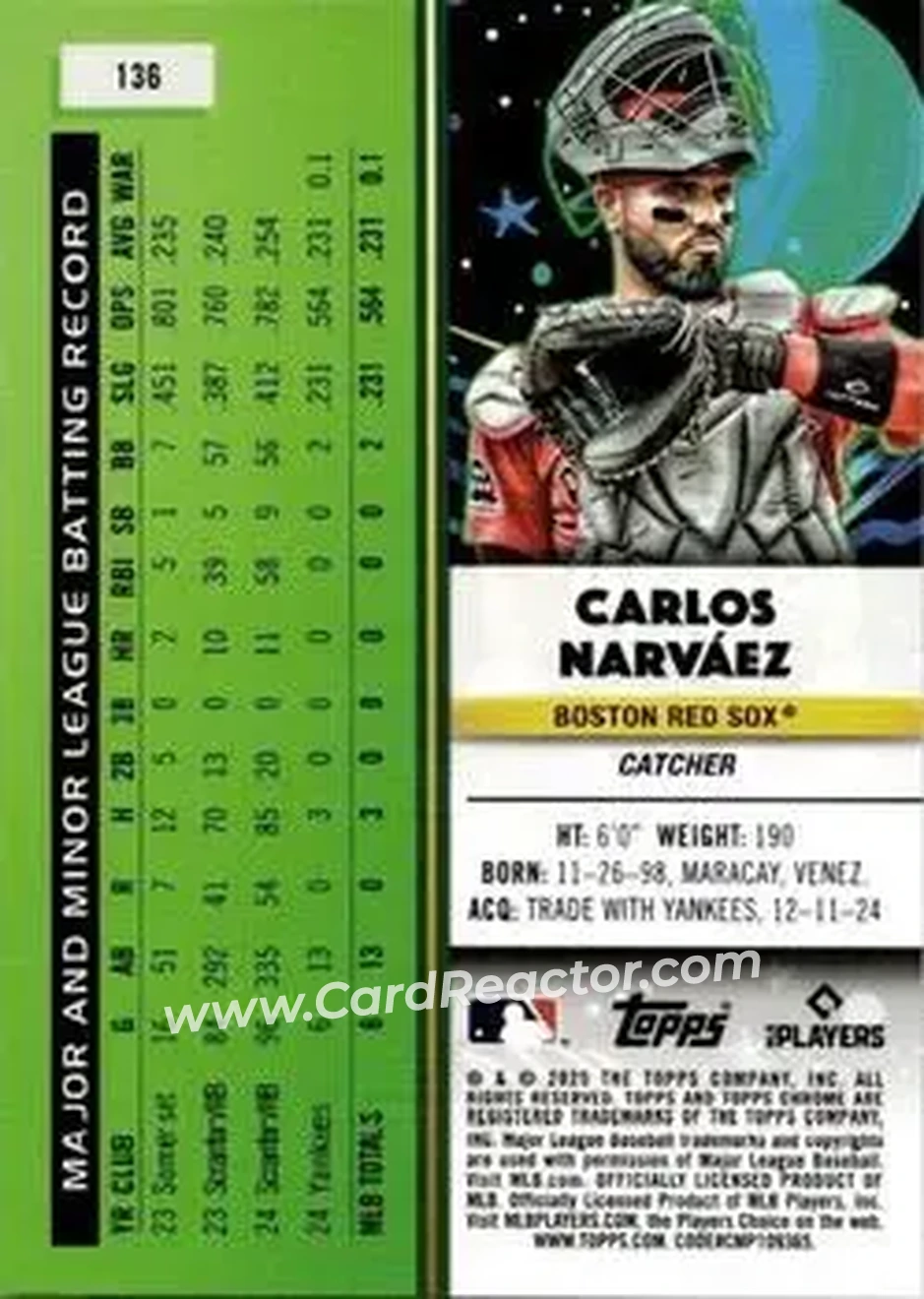Back of Carlos Narváez