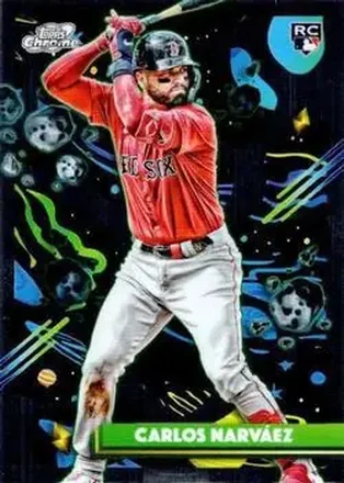 2025 Topps Chrome Cosmic #136 Carlos Narváez