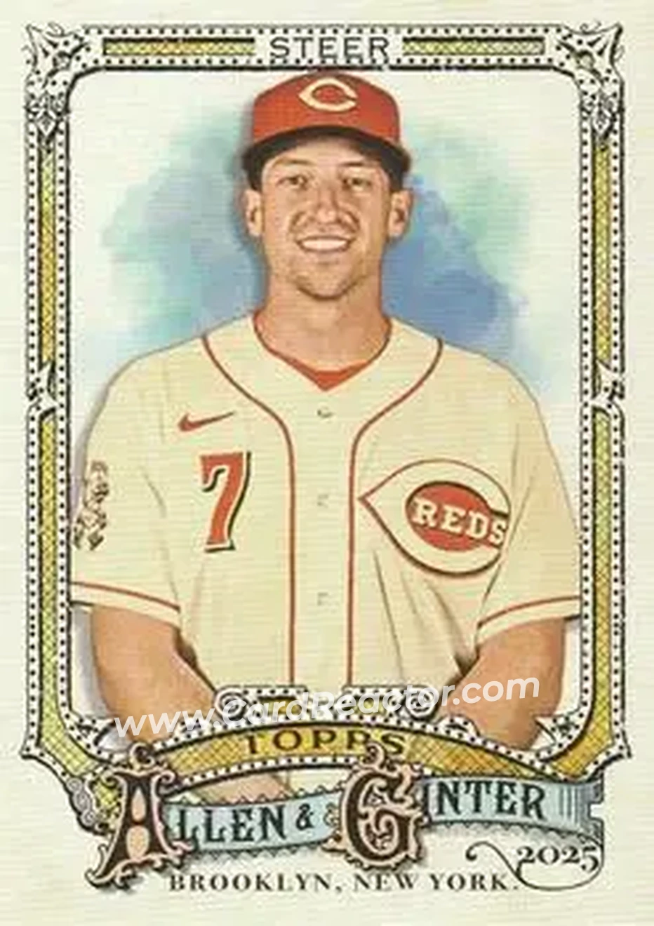 2025 Topps Allen & Ginter #186 Spencer Steer