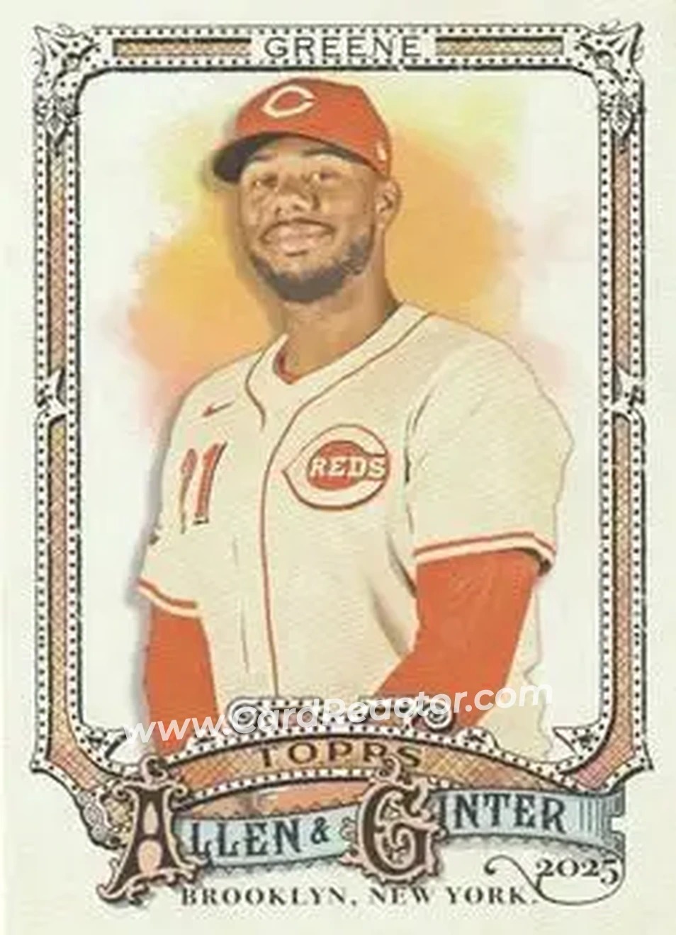 2025 Topps Allen & Ginter #188 Hunter Greene
