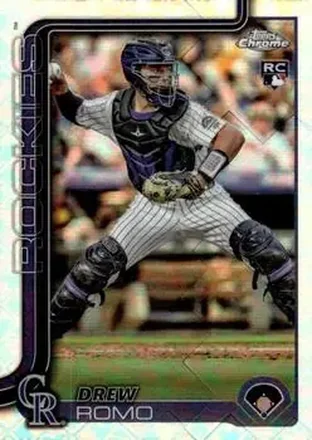 2025 Topps Chrome Logofractor Edition #124 Drew Romo
