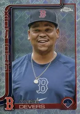 2025 Topps Chrome Logofractor Edition #127 Rafael Devers