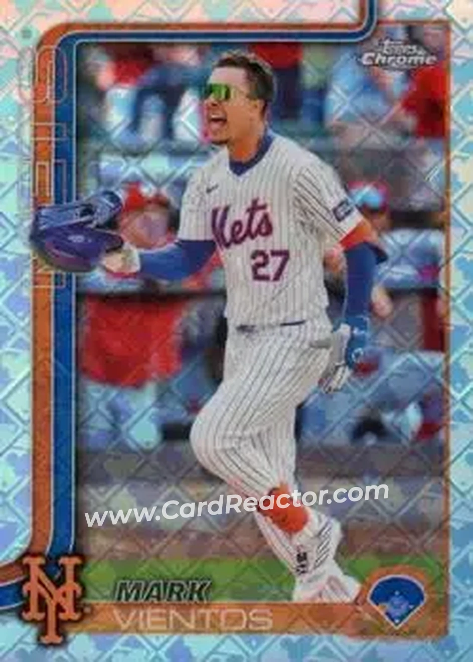 2025 Topps Chrome Logofractor Edition #129 Mark Vientos