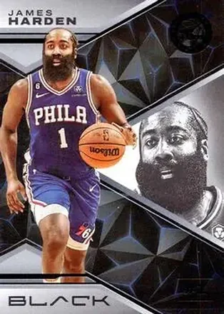 2022-23 Panini Black #40 - James Harden - Philadelphia 76ers