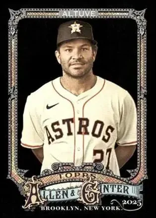 2025 Topps Allen & Ginter X #152 Jose Altuve