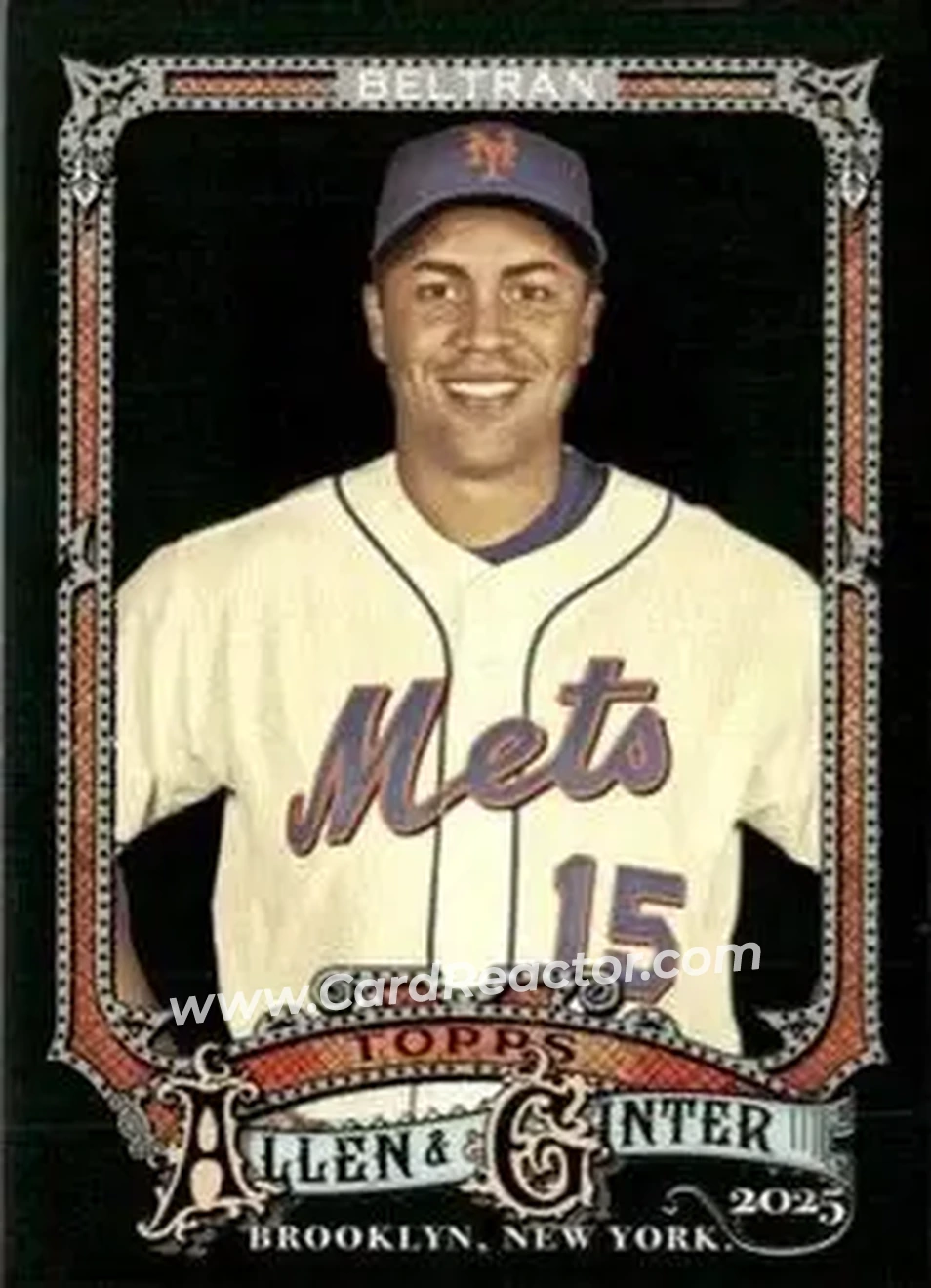 2025 Topps Allen & Ginter X #153 Carlos Beltran
