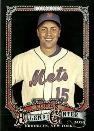 2025 Topps Allen & Ginter X #153 Carlos Beltran