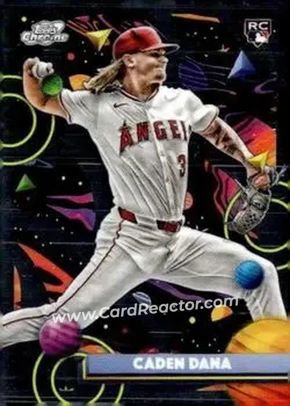 2025 Topps Chrome Cosmic #140 Caden Dana