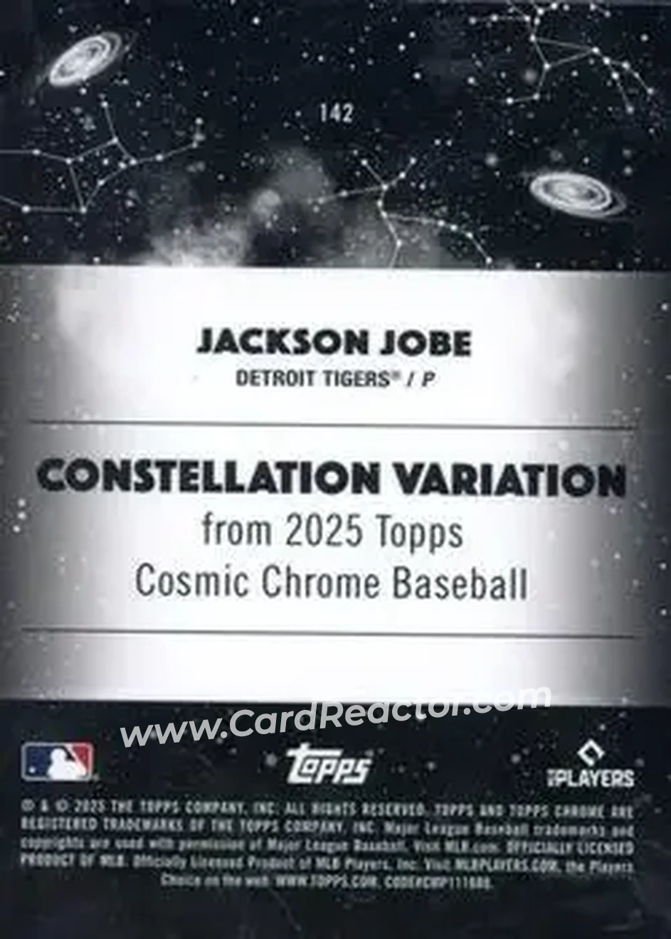 Back of Jackson Jobe