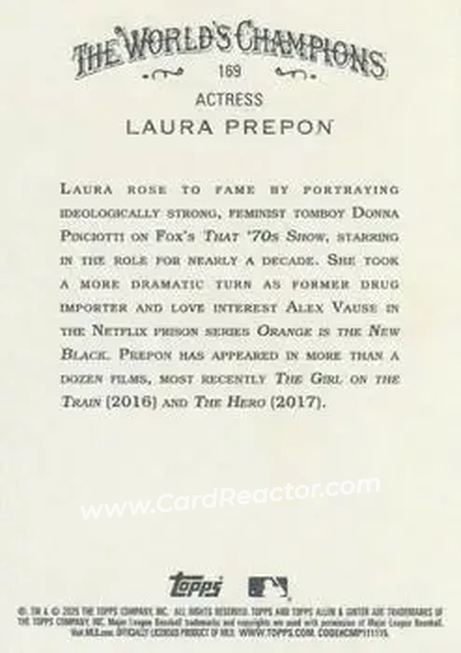 Back of Laura Prepon
