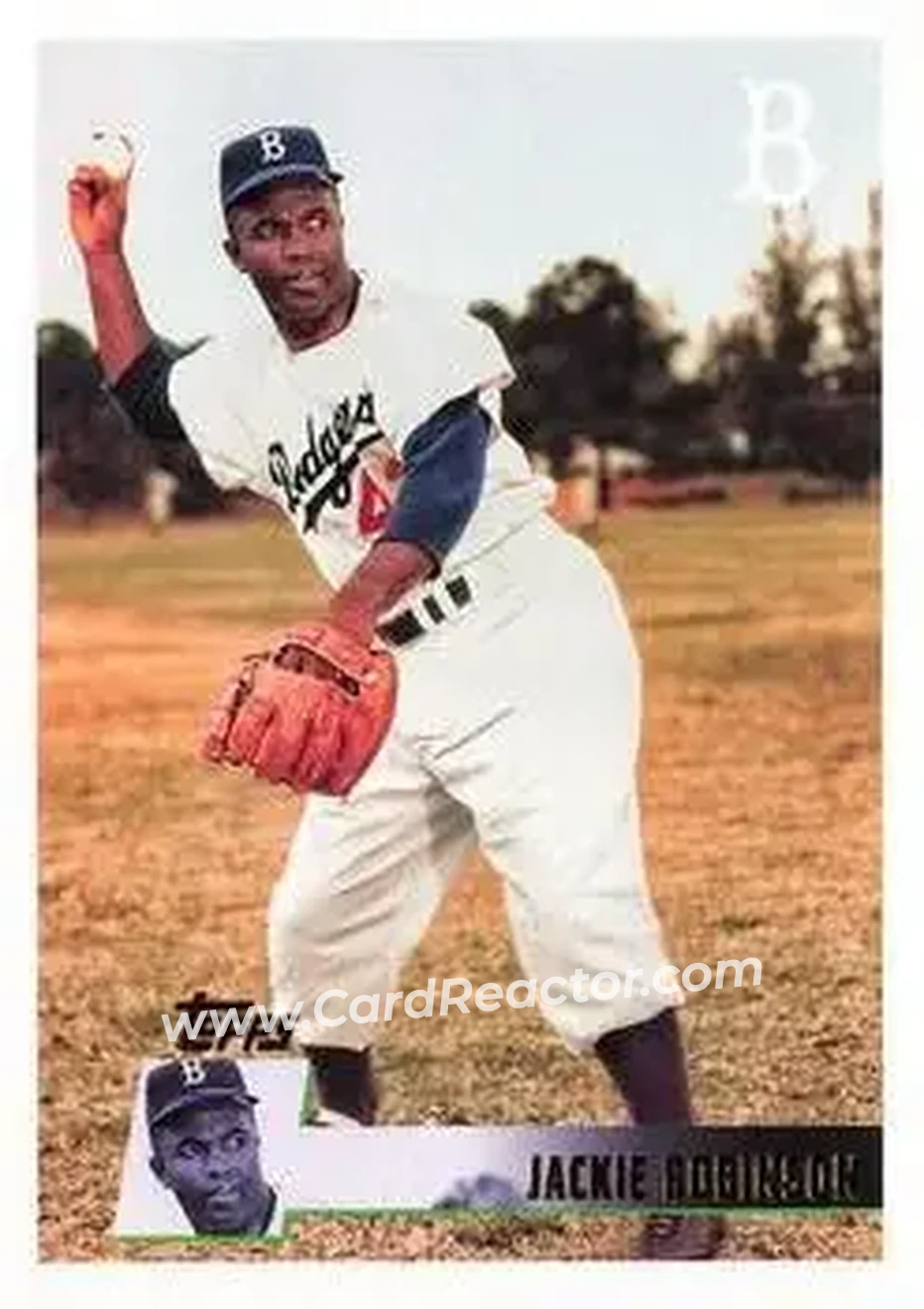 Front of Jackie Robinson