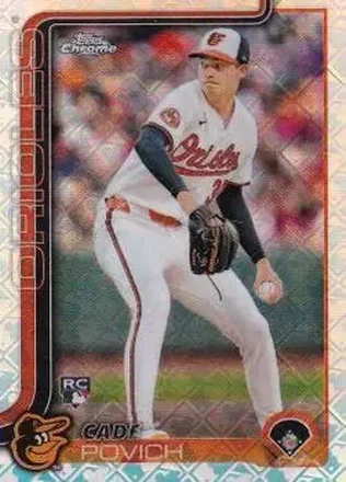 2025 Topps Chrome Logofractor Edition #140 Cade Povich