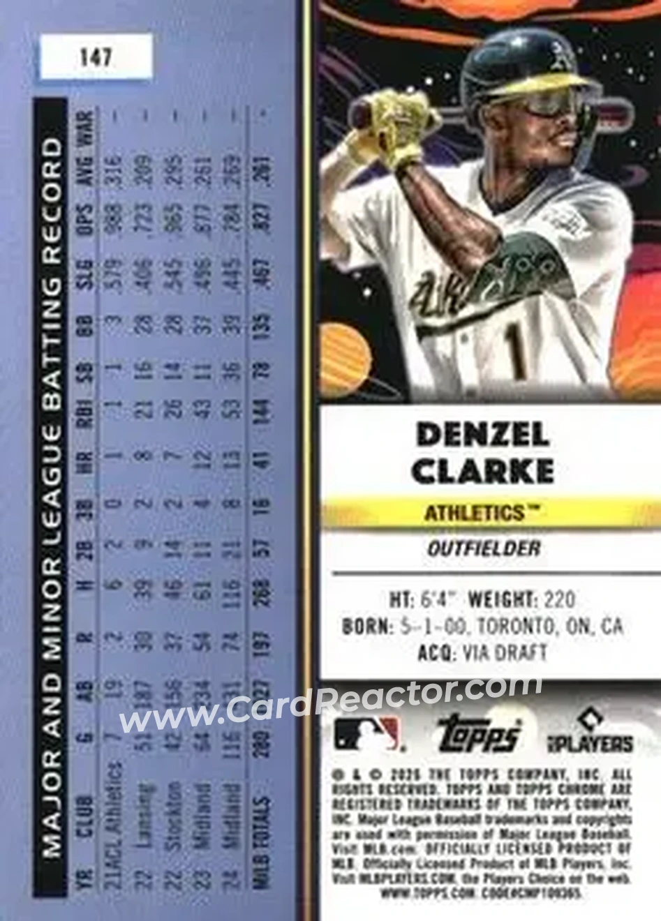 Back of Denzel Clarke