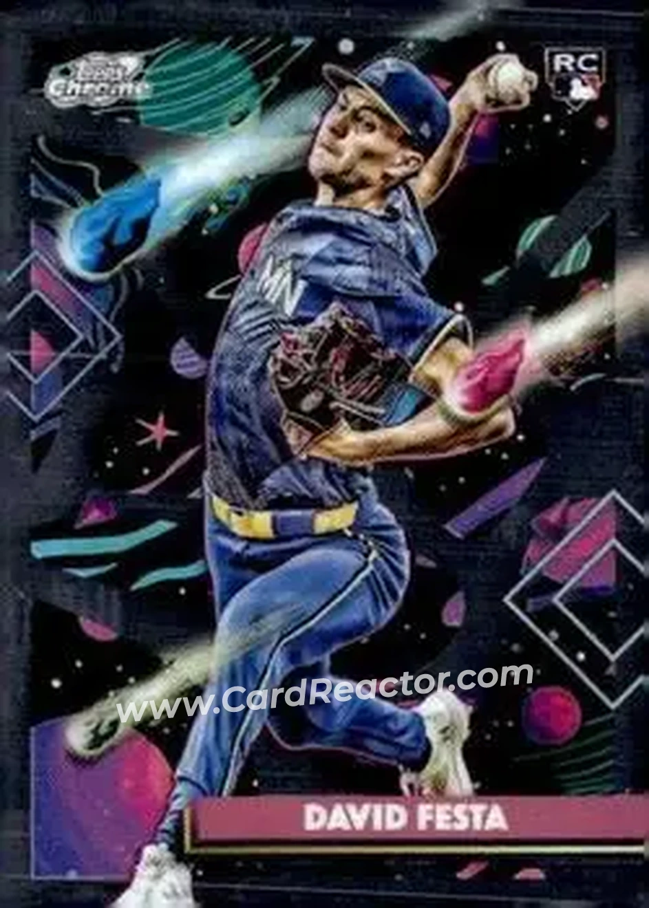 2025 Topps Chrome Cosmic #150 David Festa