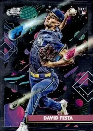 2025 Topps Chrome Cosmic #150 David Festa