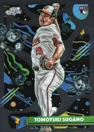 2025 Topps Chrome Cosmic #152 Tomoyuki Sugano