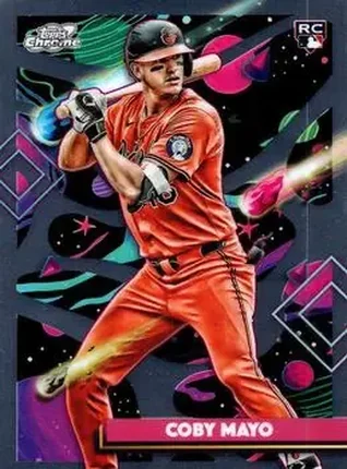 2025 Topps Chrome Cosmic #154 Coby Mayo