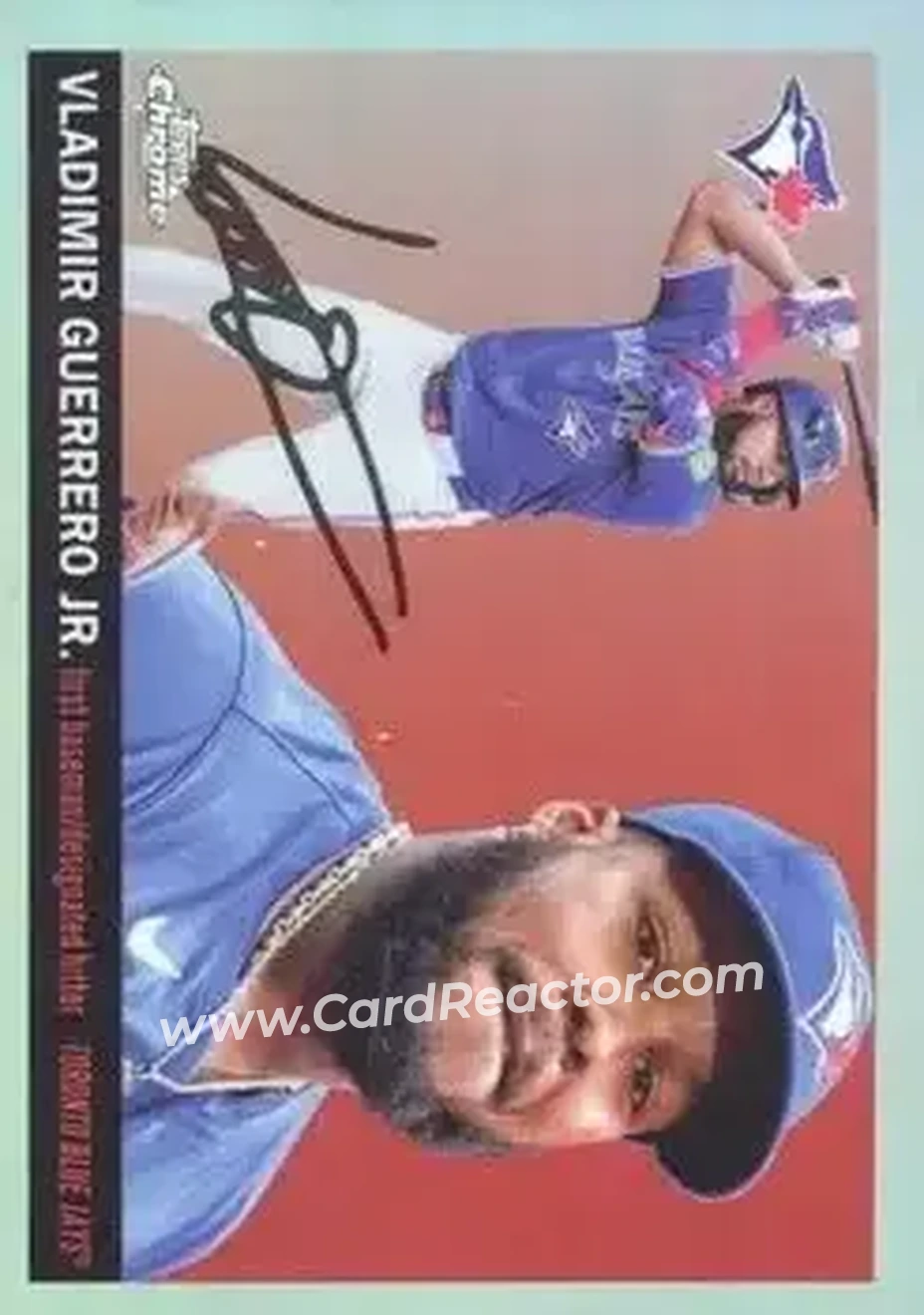 Front of Vladimir Guerrero Jr.