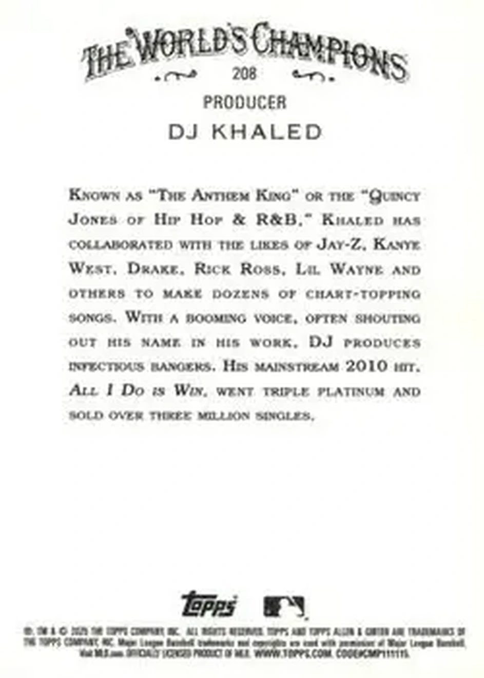 Back of DJ Khaled